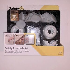 Safety First Essential NWOT Set Forty Six Pieces easy to Assemble White. OS